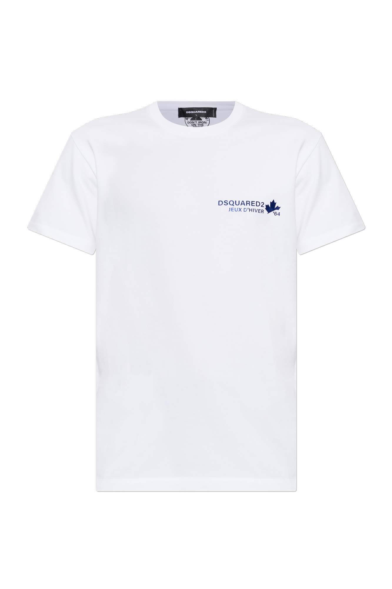 Dsquared2 White Cotton T-shirt with Logo by Dsquared2 | Men's | Vitkac
